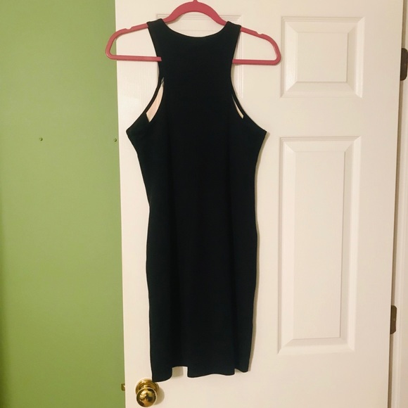 Black, printed dress - Picture 2 of 3